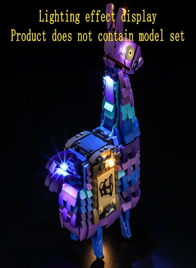 GEAMENT LED Light Kit Compatible with Lego Supply Llama Building Blocks Model - Lighting Set for Fortnite 77071 (Model Set Not Included) - Image 5